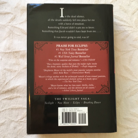 Eclipse Twilight Saga Series 1st Edition Hardcover by Stephanie Meyer - Picture 4 of 10